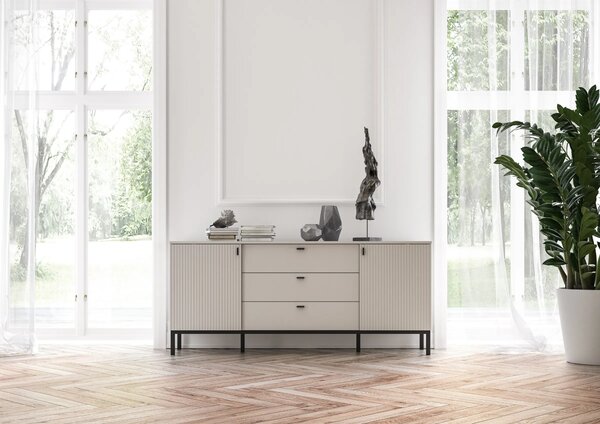Szynaka Komoda Korfu 03 167 cm kašmír/černý