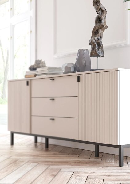 Szynaka Komoda Korfu 03 167 cm kašmír/černý