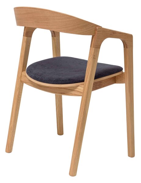 Stolička s podrúčkami Brando čierna