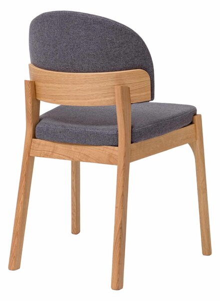 Polstrovaná stolička tmavosivá Pillar
