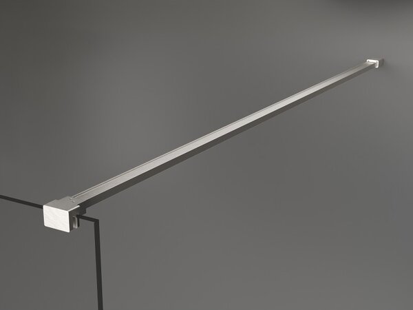 Mexen Kioto, sprchová zásteny typ Walk-In 50 x 200 cm, 8mm číre sklo, oceľová, 800-050-101-97-00