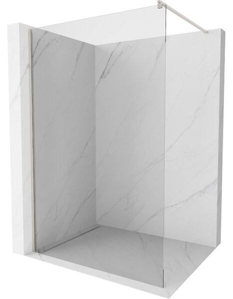 Mexen Kioto, sprchová zásteny typ Walk-In 50 x 200 cm, 8mm číre sklo, oceľová, 800-050-101-97-00