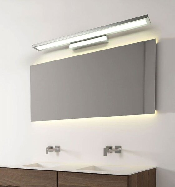 Toolight Toolight, LED kúpeľňové svietidlo nad zrkadlo 40cm APP839-1W, chrómová, OSW-06689