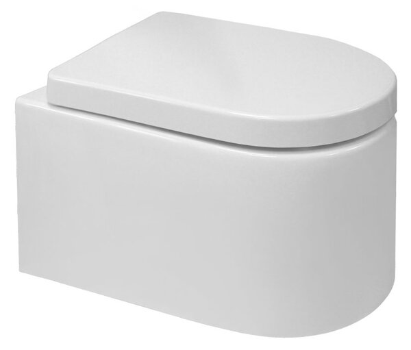 Mereo Mereo, WC závesné kapotované, RIMLESS, 495x360x370, keramické, vr. sedátka CSS115SN, MER-VSD84S2