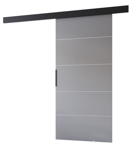 Posuvné dvere BARRET 12 - 106 cm, šedé / čierne