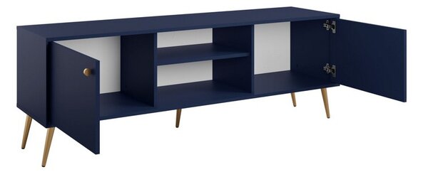 TV stolík PITALITO - tmavý modrý