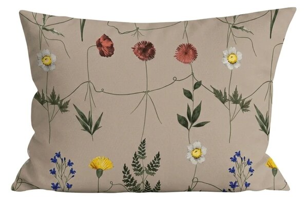 Sada obliečok z mikrovlákna HERBAR béžové + obliečka na vankúš 50 x 70 cm ZDARMA