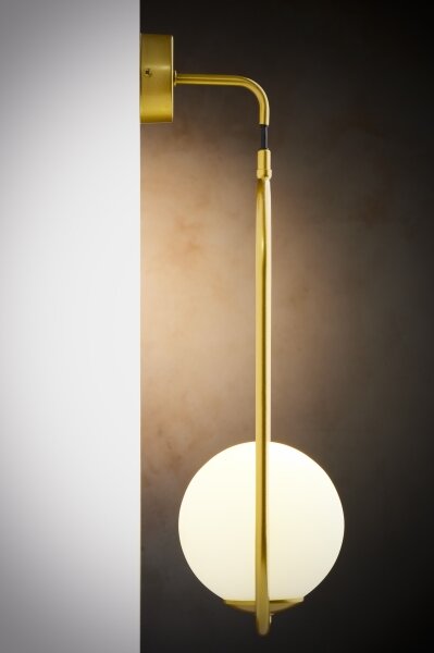 Jupiter 2043 - Nástenná lampa IGON 1xE14/40W/230V zlatá