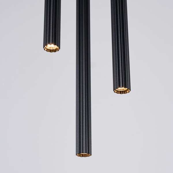 Sollux SL.1341 - Luster na lanku ARCHE 3xG9/8W/230V čierna