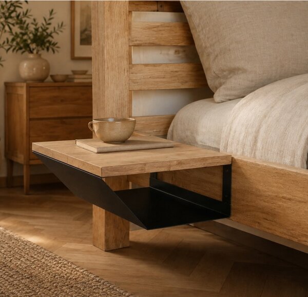 Nočný stolík 33x13x30 indický masív mango