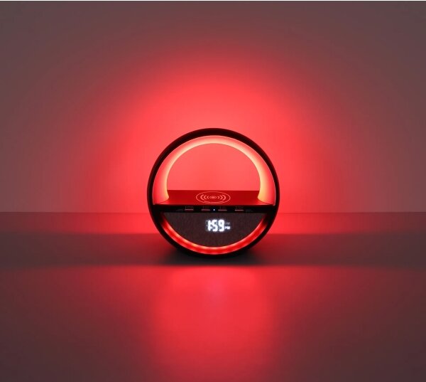 Globo 39907S -LED RGBW Dot nabíjacia stolná lampa s reproduktorom SOUNDRA LED/3,5W/5V 1800 mAh