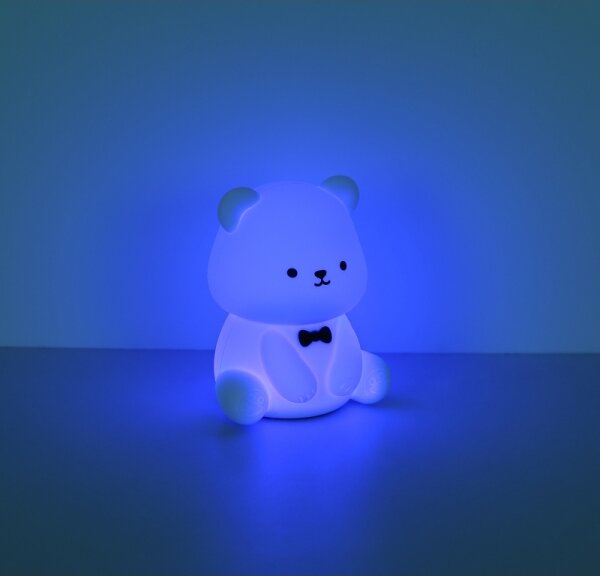 Globo 2870 - LED RGBW stmievateľné nabíjateľné detské nočné svetlo TEDDY LED/1W/5V 1200 mAh medvedík