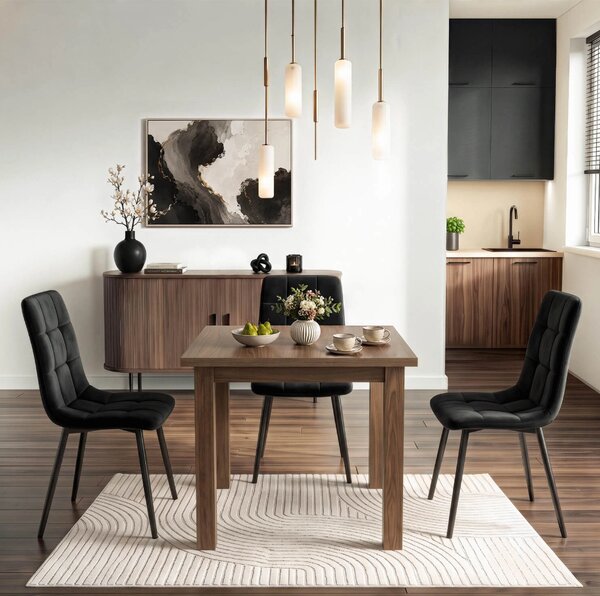 Rozkladací stôl MAX 80-160 cm, orech Nicea