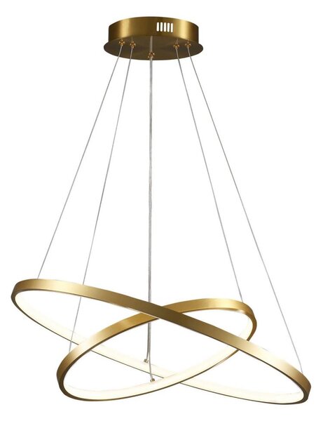 LED Luster na lanku LEA LED/35W/230V 4000K pr. 60 cm zlatá