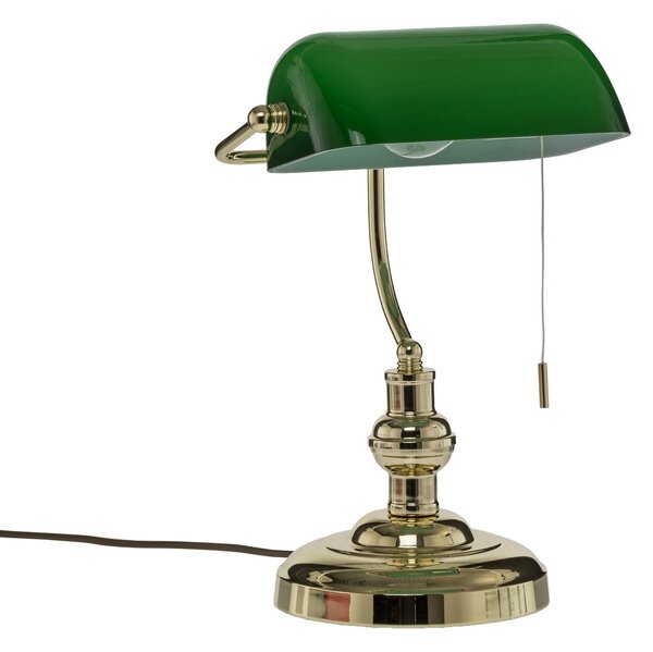 Stolové Lampa Lindby, Milenka, Zlatá / Mosadz, Obývacia izba, Kov, Starožitný