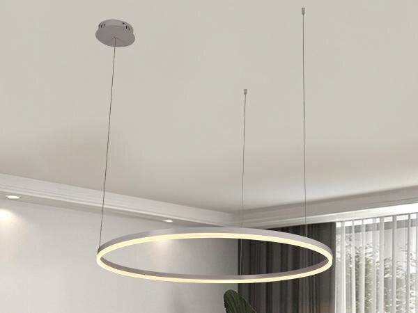 LED Stmievateľný luster na lanku LED/55W/230V 3000-6500K + diaľkové ovládanie