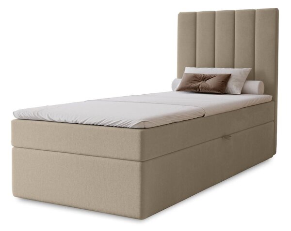 Hotelová jednolôžková posteľ 80x200 GRETNA - latte