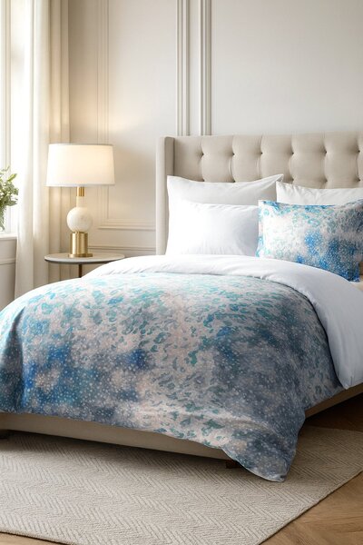SATÉNOVÉ OBLIEČKY LUXURY PREMIUM BELIZE 160X200 CM, 2KS 70X80 CM VZOROVANÉ