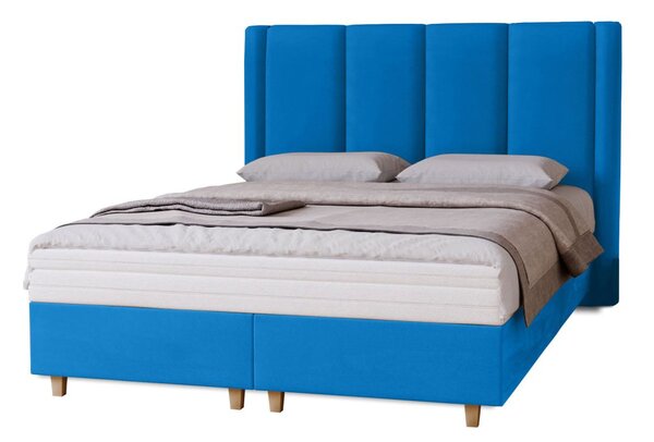 Čalúnená jednolôžková posteľ 120x200 KENBRIDGE - modrá