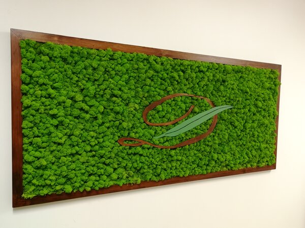 Machový obraz s logom 90cm x 180cm