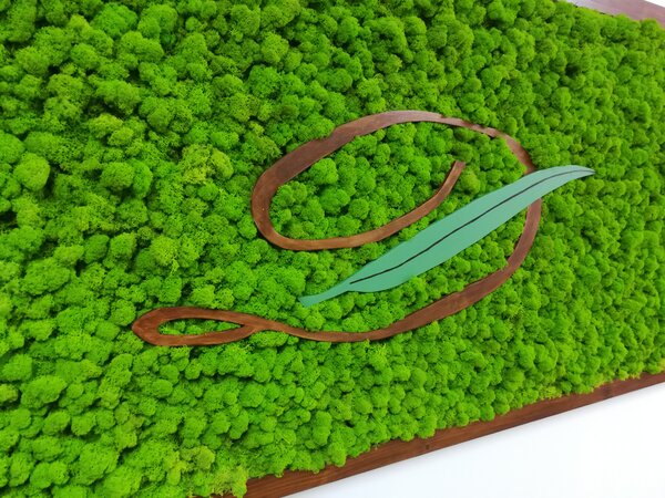 Machový obraz s logom 90cm x 180cm