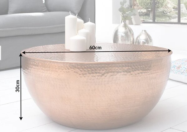 Konferenčný stolík HAMMES 60 cm - medená