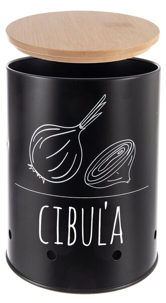 Dóza pr. 13 cm Cibuľa BLACK