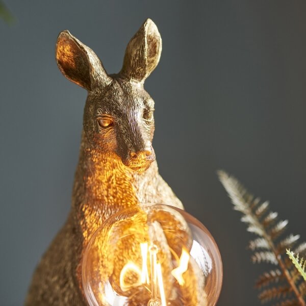 Endon 95075 - Stolná lampa KANGAROO 1xE27/10W/230V zlatá