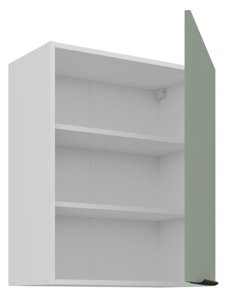 Horná kuchynská skrinka LUNARA - šírka 60 cm, zelená / biela