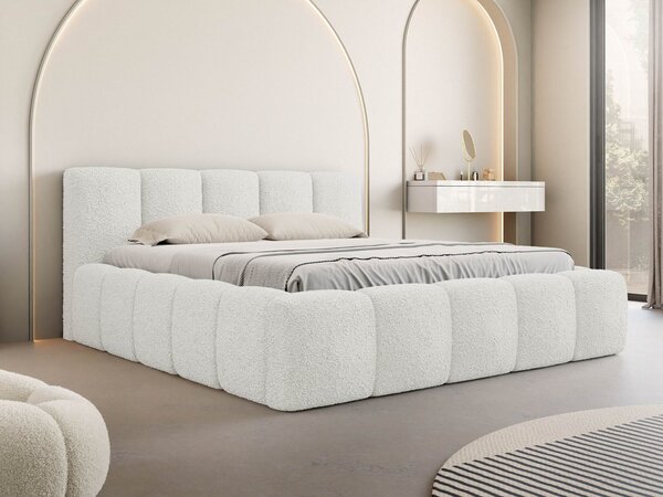 Mirjan24 Čalúnená posteľ Ubipra Boucle, Rozmer postele: 140x200, Farby: Abriamo 04 5903211414510