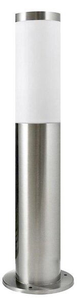 Vonkajšia lampa LIVIA 1xE27/10W/230V 45 cm IP44 strieborná