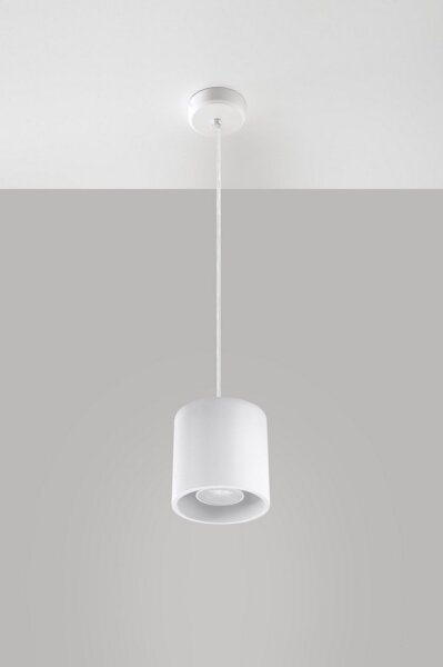 Luster na lanku ORBIS 1 1xGU10/40W/230V biela
