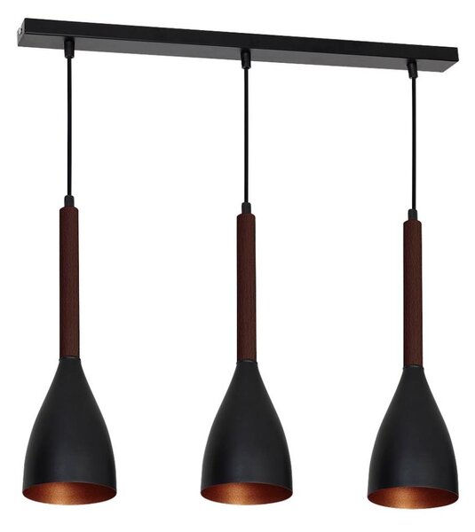 Luster na lanku MUZA 3xE27/60W/230V