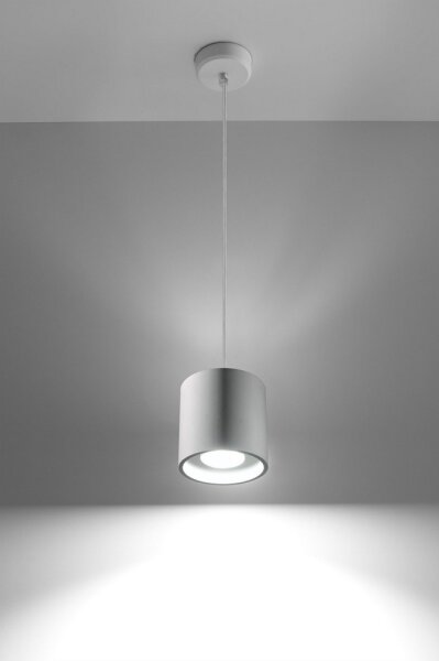 Luster na lanku ORBIS 1 1xGU10/40W/230V biela