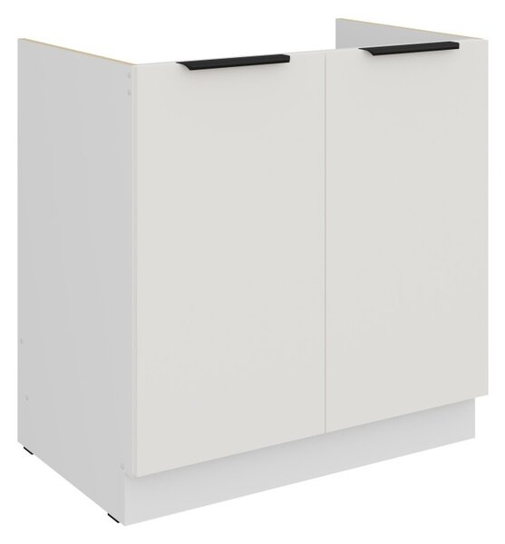 Drezová skrinka LUNARA - šírka 80 cm, biela