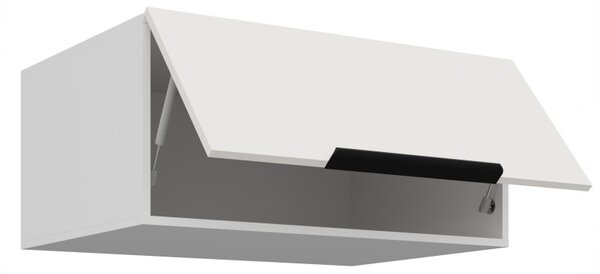 Hlboká digestorová skrinka LUNARA - šírka 80 cm, biela
