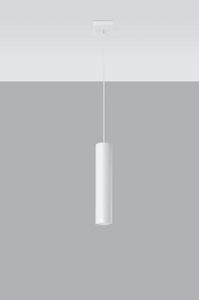 Sollux SL.0323 - Luster na lanku LAGOS 1 1xGU10/10W/230V biela