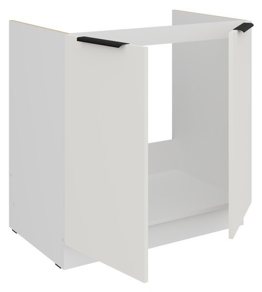 Drezová skrinka LUNARA - šírka 80 cm, biela