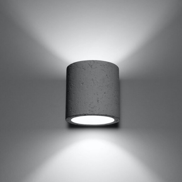 Sollux SL.0486 - Nástenné svietidlo ORBIS 1xG9/40W/230V betón