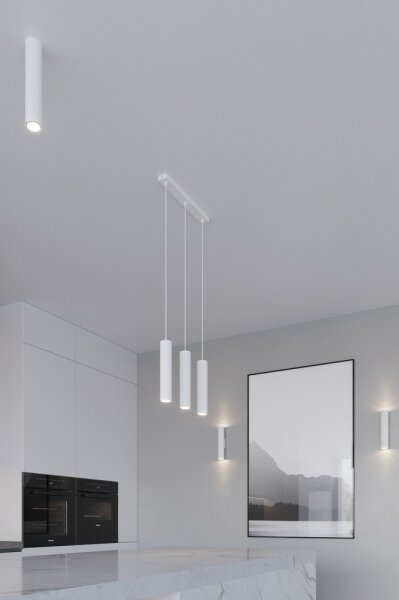 Sollux SL.0325 - Luster na lanku LAGOS 3 3xGU10/10W/230V biela