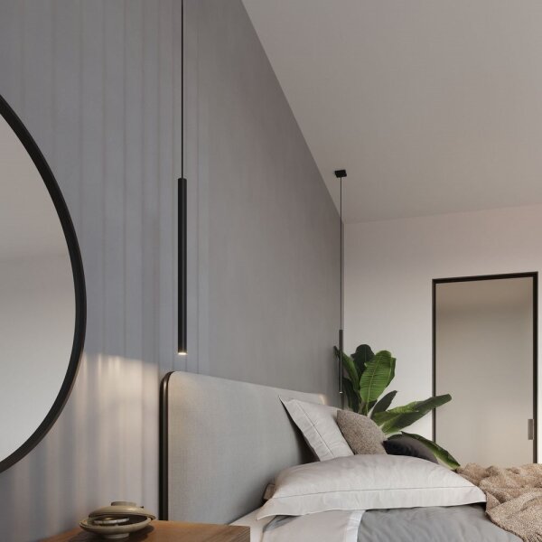 Sollux SL.0469 - Luster na lanku PASTELO 1 1xG9/8W/230V čierna