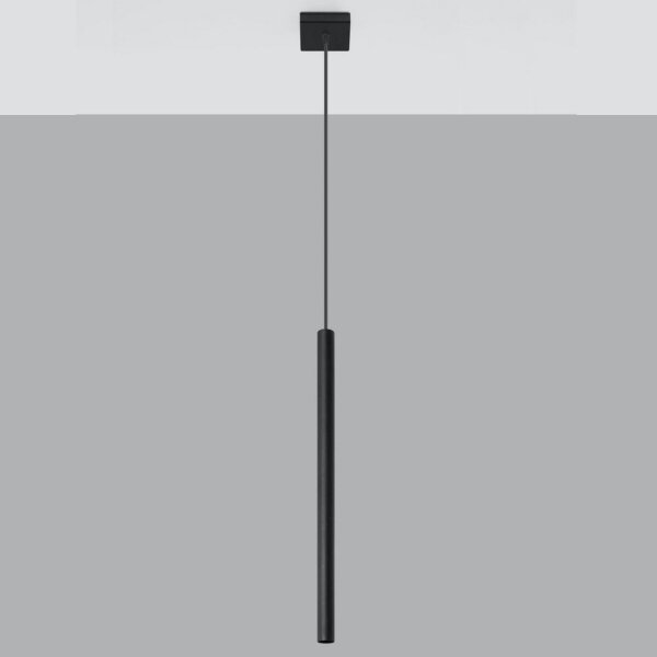 Sollux SL.0469 - Luster na lanku PASTELO 1 1xG9/8W/230V čierna