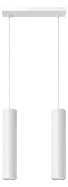 Sollux SL.0324 - Luster na lanku LAGOS 2 2xGU10/10W/230V biela