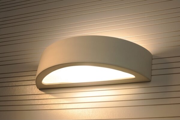 Sollux SL.0001 - Nástenné svietidlo ATENA 1xE27/60W/230V 40,5 cm biela