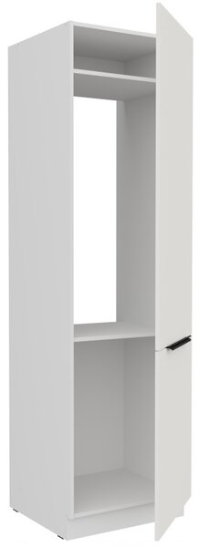 Skriňa na vstavanú chladničku LUNARA - šírka 60 cm, biela