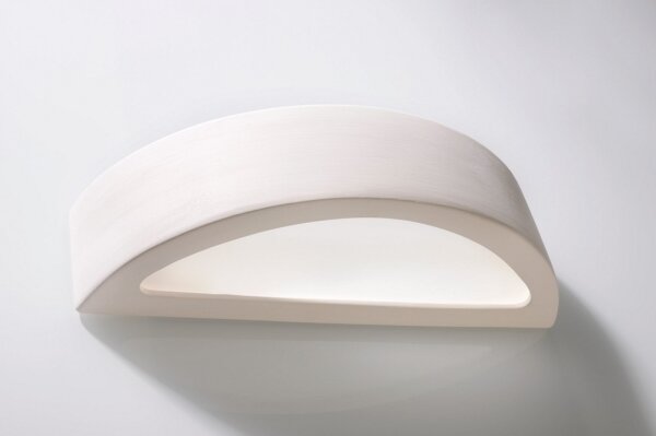 Sollux SL.0001 - Nástenné svietidlo ATENA 1xE27/60W/230V 40,5 cm biela