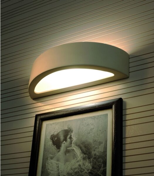 Sollux SL.0001 - Nástenné svietidlo ATENA 1xE27/60W/230V 40,5 cm biela