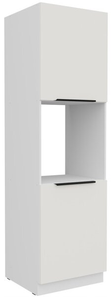 Kuchynská skriňa na vstavanú rúru LUNARA - šírka 60 cm, biela