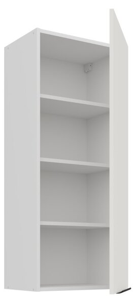 Vysoká horná kuchynská skrinka LUNARA - šírka 45 cm, biela