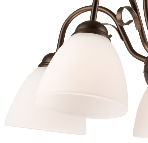 Luster na reťazi ADELLE 5xE27/60W/230V